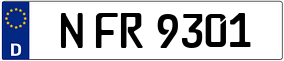Truck License Plate